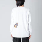 Rainy_Rainyのドアップうさぎ Big Long Sleeve T-Shirt