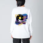 DUBPOPNITEANDMOREのDPN11 / BIG SILHOUETTE L/S TEE (purple nite) ビッグシルエットロングスリーブTシャツ