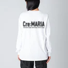 Cre:MARIAのCre:MARIAロゴショット ビッグシルエットロングスリーブTシャツ