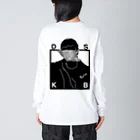 DSKB（ドスケベ:DoiSK8Boardingclub）のDSKBロゴ+UNCLE Big Long Sleeve T-Shirt