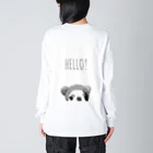 MAISON TSUKUNEのSay HELLO! ビッグシルエットロングスリーブTシャツ