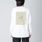 rilybiiのAntique beige green milky yellow ** Big Long Sleeve T-Shirt