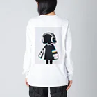 owl's shopのグリッチしてみたり Big Long Sleeve T-Shirt