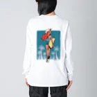 ヨシダナツミのサーフガール Big Long Sleeve T-Shirt