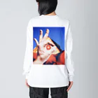 だっくのcollageart storeのα Big Long Sleeve T-Shirt