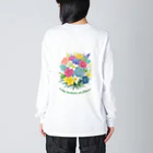 saayaan＠succulent_artistの多肉植物ショップの店員 Big Long Sleeve T-Shirt