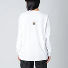 happygoの空飛ぶキノコ Big Long Sleeve T-Shirt