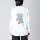 TAITAN Graphic & Design.の00.丘陵 / Kyuryo ビッグシルエットロングスリーブTシャツ