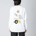 NORI OKAWAの崇められし犬の壁画 Big Long Sleeve T-Shirt