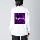 EuphoriaのEuphoria street LOGO  Big Long Sleeve T-Shirt