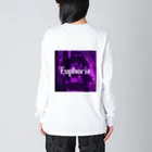 EuphoriaのEuphoria street LOGO  ビッグシルエットロングスリーブTシャツ