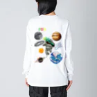 buraaanのspace vol2 ビッグシルエットロングスリーブTシャツ