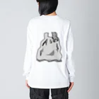 royro_desingの漂着物　海ごみのレジ袋 Big Long Sleeve T-Shirt