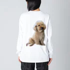 hijikiikijihの複雑な犬うめちゃん ビッグシルエットロングスリーブTシャツ