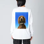 tanishi_samurai002の証明写真犬 Big Long Sleeve T-Shirt