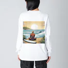 HAMMER　PROJECTのSunset Soul Surfer (サンセット ソウルサーファー) Big Long Sleeve T-Shirt