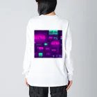 shell_hutの無数の監視カメラの映像が映し出されるテレビの画面 Big Long Sleeve T-Shirt