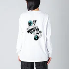 LUCHAの(バックプリント)MONKEY FLIP Big Long Sleeve T-Shirt