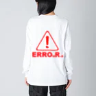 Our.s SUZURI店のERROuR.s ビッグシルエットロングスリーブTシャツ