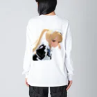 agomamushiの金髪ポニテメイドさん Big Long Sleeve T-Shirt