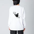 ブヒーズのSNUB NOSE DOGS　ん？ぱぐ Big Long Sleeve T-Shirt