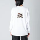 kangekiのお昼寝にゃんこNo.4 Big Long Sleeve T-Shirt