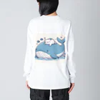 ニャーちゃんショップの眠りネコ Big Long Sleeve T-Shirt