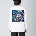 かるるんショップのあじさいと妖精 Big Long Sleeve T-Shirt