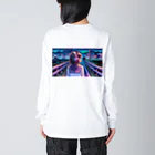 pixel girlのpixel girl Big Long Sleeve T-Shirt