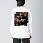 WildRiceのカフェゴリラ Big Long Sleeve T-Shirt