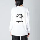 REM napsalonのREMオリジナルグッズ ビッグシルエットロングスリーブTシャツ