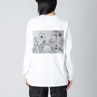 niko's shopの❁✿✾ お花 ✾✿❁︎ Big Long Sleeve T-Shirt