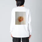 クワモト カツヒコのブロンドヘアの花 Big Long Sleeve T-Shirt