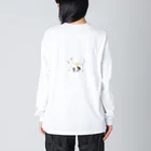 旅する漫画家shimi43ショップの黒猫たち Big Long Sleeve T-Shirt