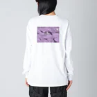 ナイロドノのぎゅうぎゅうオオサンショウウオ　ラベンダー Big Long Sleeve T-Shirt