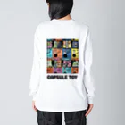 ちくわのいそべあげのCAPSULE TOY Big Long Sleeve T-Shirt