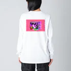 銭に目がくらむ。のギャル盛れ Big Long Sleeve T-Shirt