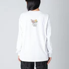 月兎耳庵 つきとじあん　矢光いるるの忙しいねこたち　メディカル Big Long Sleeve T-Shirt