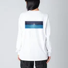 りゆり店の月と海 Big Long Sleeve T-Shirt