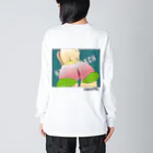 coco70のEat me L/S T-shirt by coco70 ビッグシルエットロングスリーブTシャツ