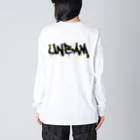 UNBAMのインク飛沫ありロゴアイテム Big Long Sleeve T-Shirt