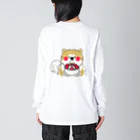 保護犬達の楽園オリジナルグッズのハッピー大吉くん Big Long Sleeve T-Shirt