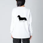 dog house RadishのDACHSHUND ビッグシルエットロングスリーブTシャツ