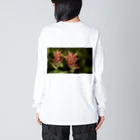 HideaのCanadian Flower  ビッグシルエットロングスリーブTシャツ