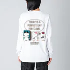 スポーツやら猫やら色々あるお店。の外岩日和。（薄めの色向け）　ボルダリング　クライミング Big Long Sleeve T-Shirt