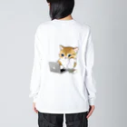 mofusandの在宅勤務のプロ、その名は猫。 Big Long Sleeve T-Shirt