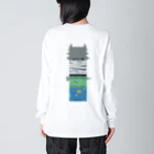 Wave8284の西の妖怪トーテムポール Big Long Sleeve T-Shirt