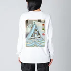 nidan-illustrationの"女雪宮・冬" #2 Big Long Sleeve T-Shirt