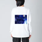 mのBLUE Big Long Sleeve T-Shirt