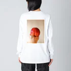 珍獣とゆかいな仲間たちのPeach Big Long Sleeve T-Shirt